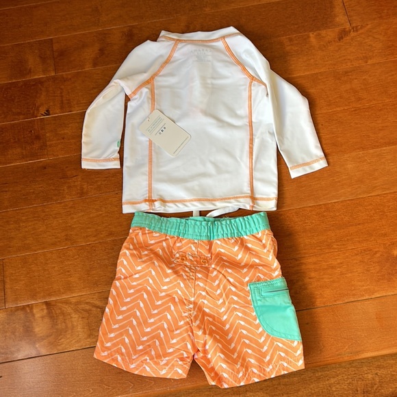 NWT CABANA LIFE BOYS 2PC RASHGUARD SET SIZE 18M-24M - Picture 2 of 8